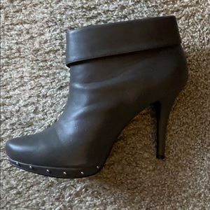 Dark gray booties!